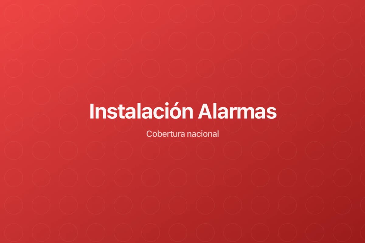 Instalación Alarmas en Ceuta